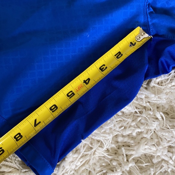 Reebok blue athletic shorts 3 pockets 1 zippered NWOT - Picture 12 of 12